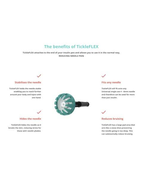 TickleFLEX Insulin Injection Aid Benefits
