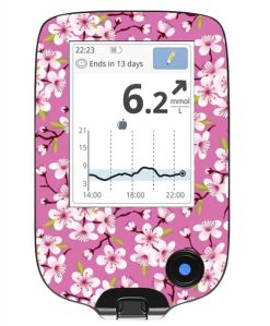 Freestyle Libre Handheld Sticker Cherry Blossom