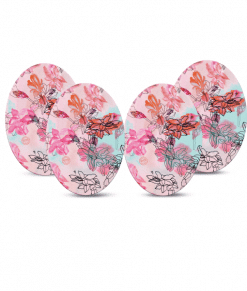 Whimsical Blossoms Medtronic 4 pack