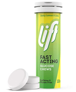 Lift Fast-Acting Glucose Chews Lemon Lime