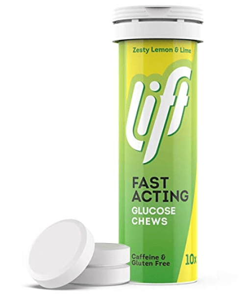 Lift Fast-Acting Glucose Chews Lemon-Lime