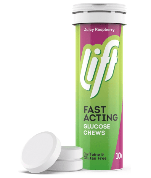 Lift Fast-Acting Glucose Chews Raspberry