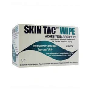 Skin Tac Adhesive Barrier Wipes box