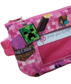 Insulin Pump Pouch Pink Minecraft