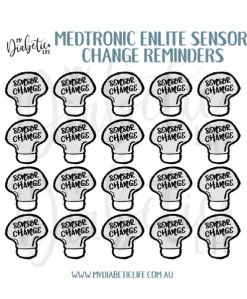 Medtronic Sensor Change Reminder Stickers