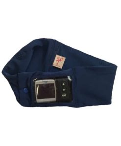 Insulin Pump Band with Window Navy