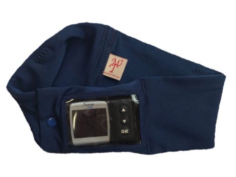 Insulin Pump Band with Window Navy