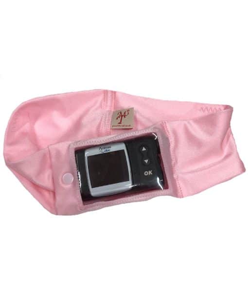 Insulin Pump Band with Window Pink