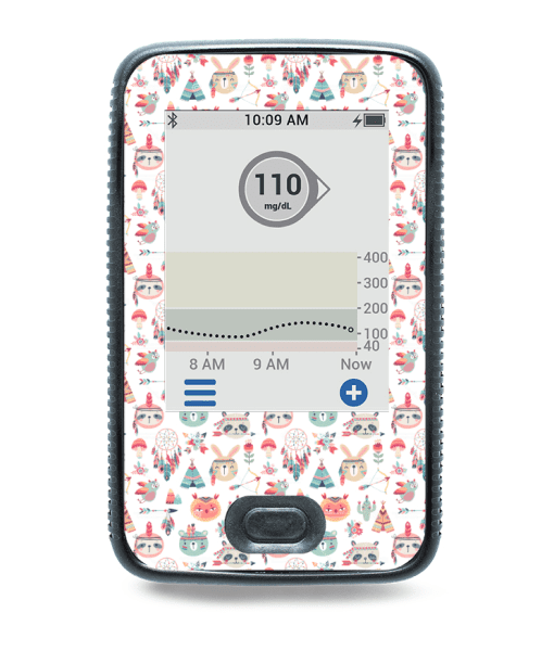My Diabetic Life Dexcom G6 Receiver Sticker Boho Animals