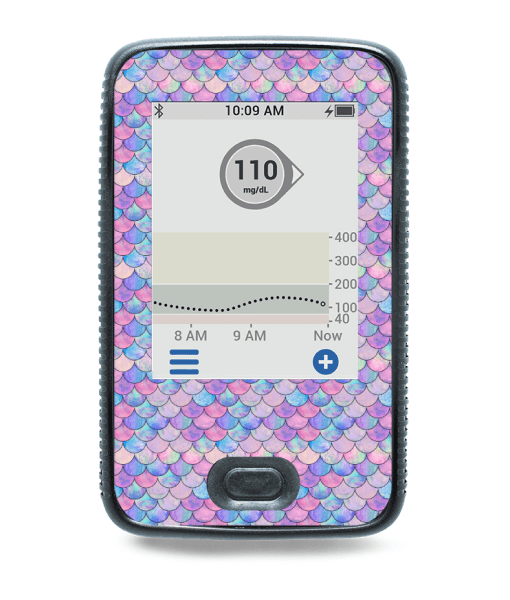 My Diabetic Life Dexcom G6 Receiver Sticker Mermaid Tails