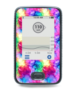 My Diabetic Life Dexcom G6 Receiver Sticker Rainbow Ink