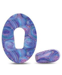 ExpressionMed Purple Agate Dexcom G6 Tape and Sticker