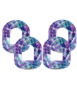 ExpressionMed Omnipod Purple Tie Dye Patch
