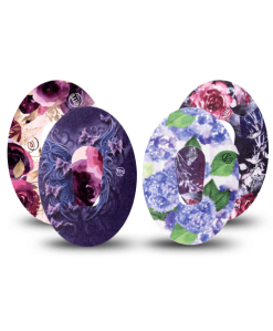 ExpressionMed Dexcom G6 Purple Petals Variety Pack
