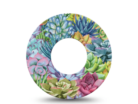 ExpressionMed Libre Tape Blue Succulents