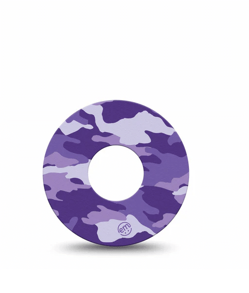 ExpressionMed Purple Camo Infusion Set Patches
