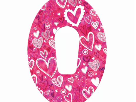 ExpressionMed Dexcom G6 Whimsical Hearts Patch
