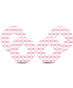 ExpressionMed Pink Gingham Infusion Set Patches