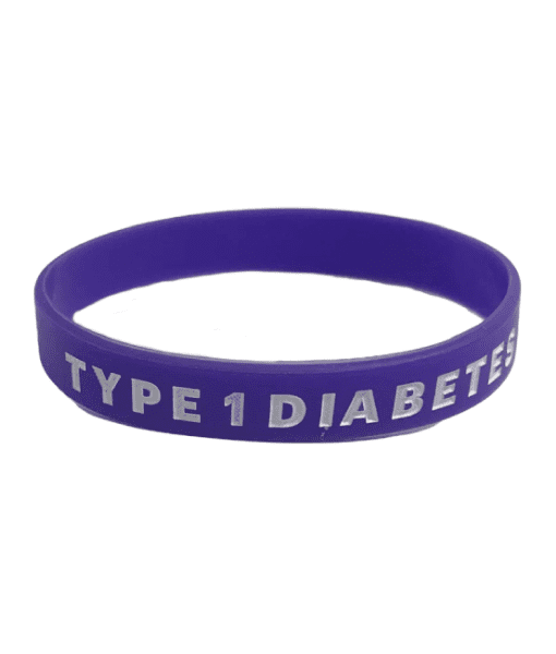 Type 1 Medical ID Band Adult Purple