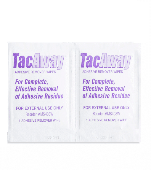 TacAway Adhesive Remover Wipes 2 Pack