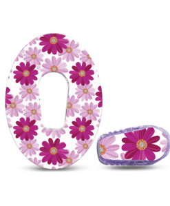 ExpressionMed Brilliant Daisies Dexcom G6 Tape and Sticker