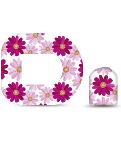 ExpressionMed Brilliant Daisies Omnipod Tape and Sticker