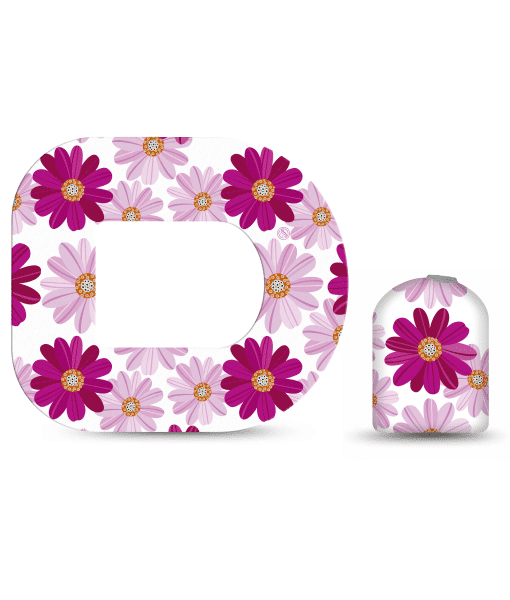 ExpressionMed Brilliant Daisies Omnipod Tape and Sticker