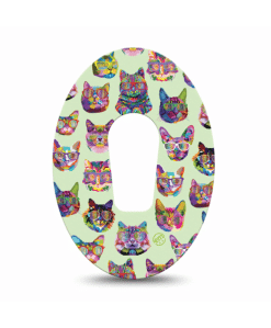ExpressionMed Dexcom G6 Party Cat Patch 4 Pack