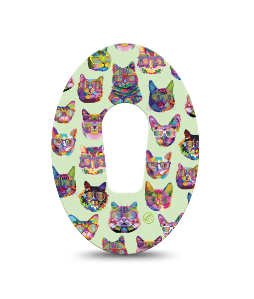 ExpressionMed Dexcom G6 Party Cat Patch 4 Pack