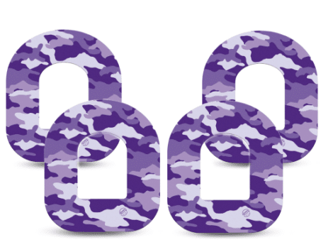 ExpressionMed Omnipod Purple Camo Patch