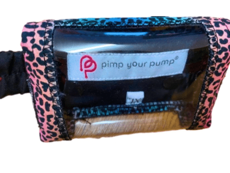 T:Slim Pump Pouch with Vinyl Screen Rainbow Leopard
