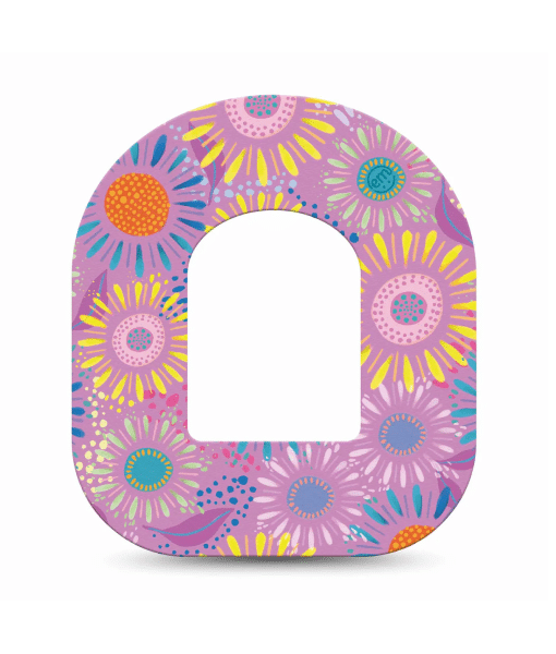 ExpressionMed Omnipod Giant Daisies Patch